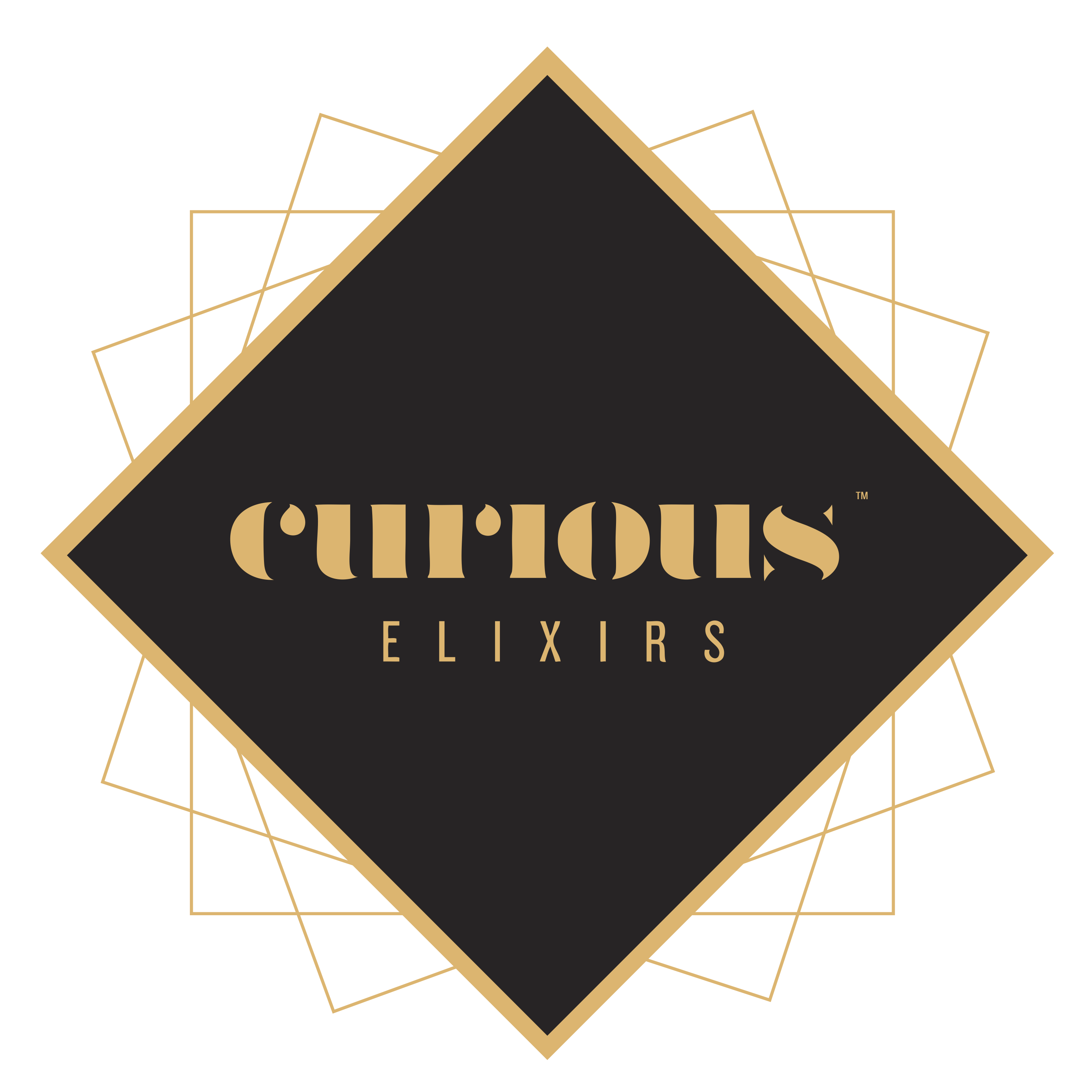 Curious Elixirs logo!